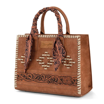 Wrangler Satchel Scarf Wrapped Handel