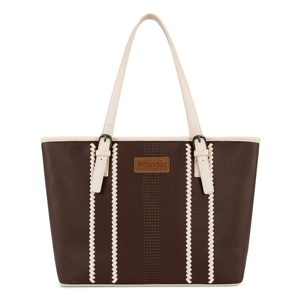 Wrangler Bag Set Leather Stich