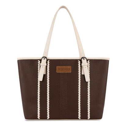 Wrangler Bag Set Leather Stich
