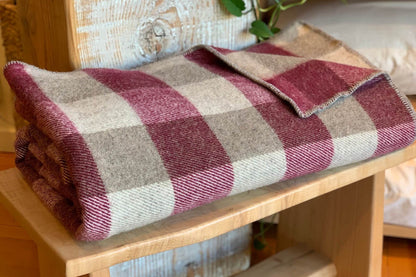 MacAusland Wool Blanket Queen Check🍁
