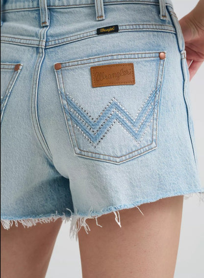 Shorts Wrangler Crystal Pocket Hight Rise Cowboy