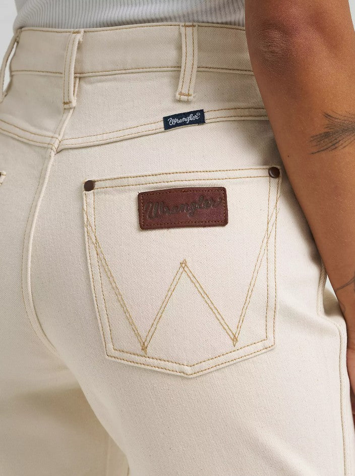 Jeans Wrangler Retro High Rise Flare Bailey Colourwash Trouser Jean