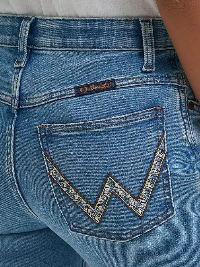 Jeans Wrangler Riding High Rise Relaxed Fit