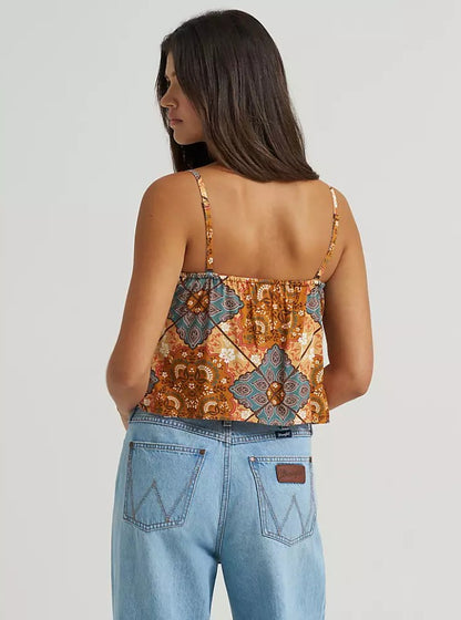 Top Wrangler Bandana Spagetti Tank