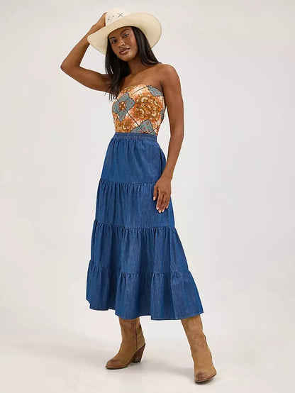 Top Wrangler Bandana Spagetti Tank