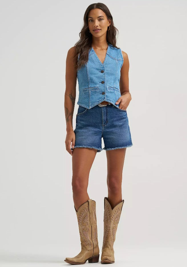 Vest Wrangler Women's Light Denim