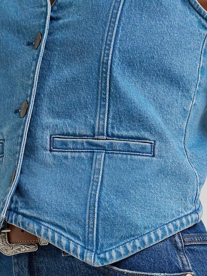 Vest Wrangler Women's Light Denim