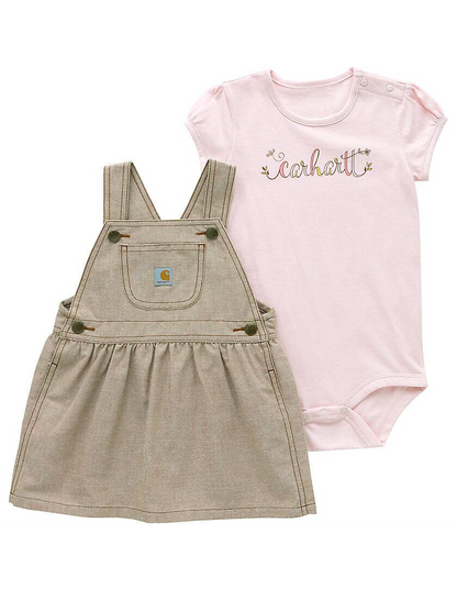 Carhartt Kid Set Onesie Bib Dress