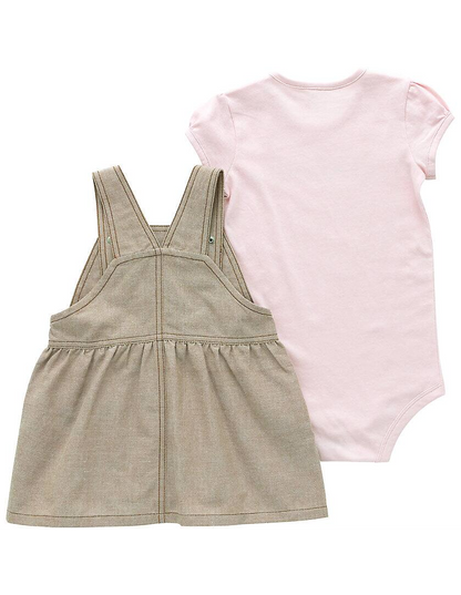 Carhartt Kid Set Onesie Bib Dress