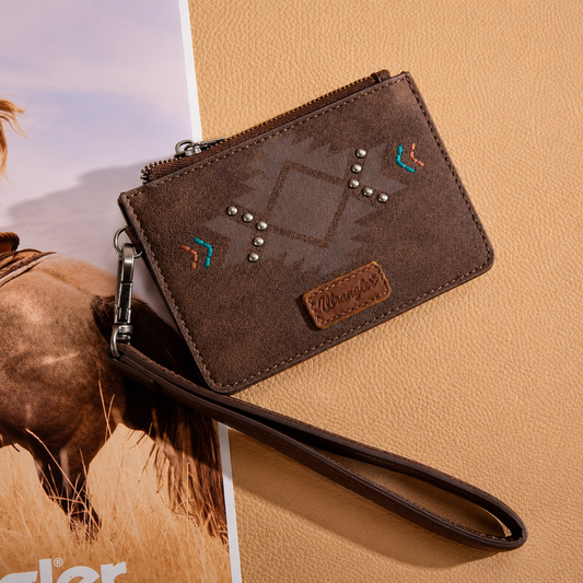 Wrangler Leather Card Holder