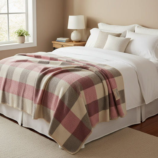 MacAusland Wool Throw Checkerboard🍁