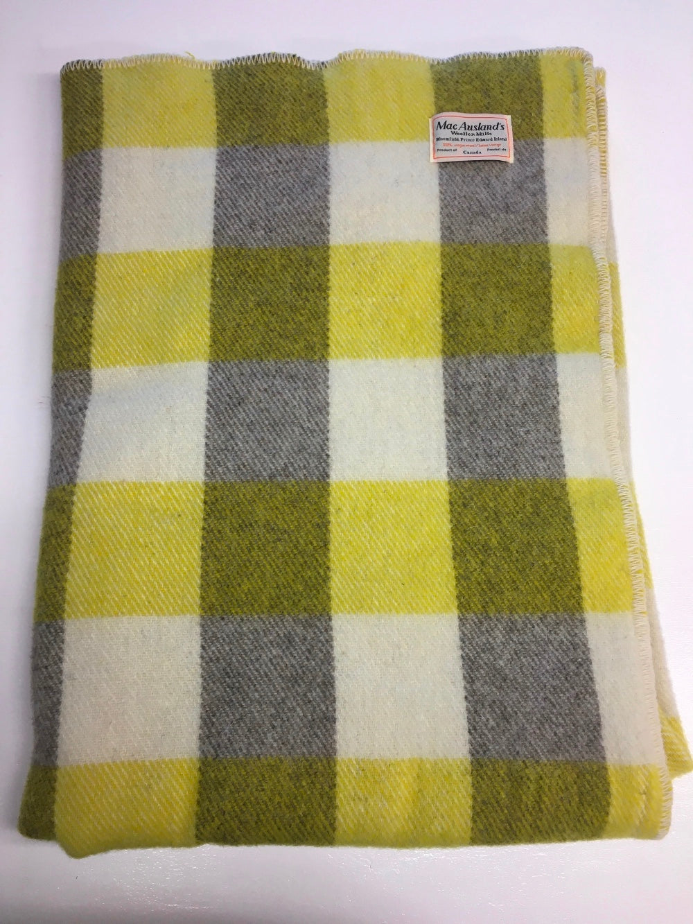 MacAusland Wool Blanket Queen Check🍁