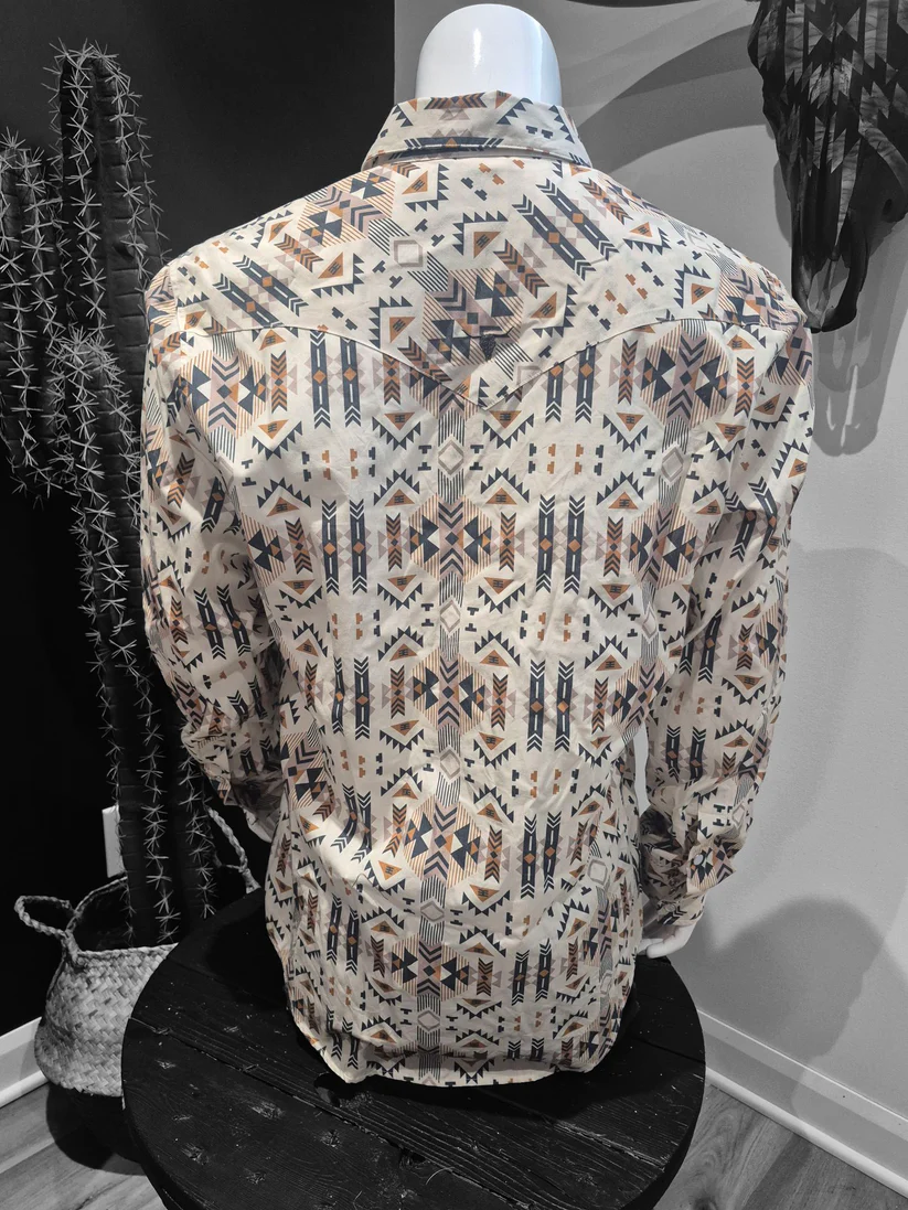 Mens Snap Aztec Shirt
