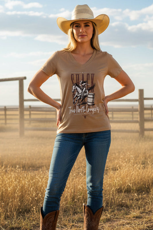 Ladies Barrell Cowgirl T-Shirt SALE