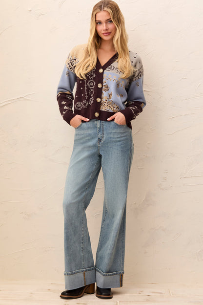 Tribal Jean Palazzo Cuff