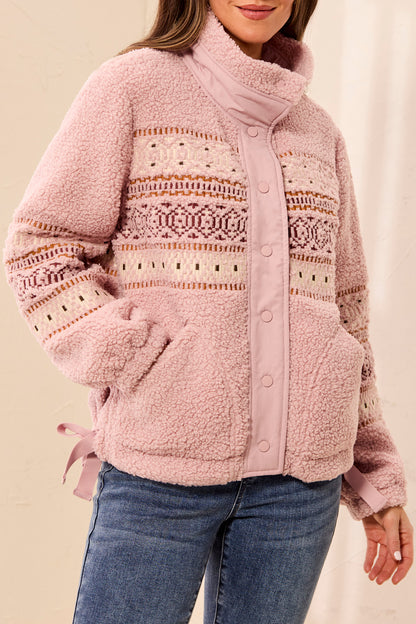 Tribal Jacket Sherpa Embroidery