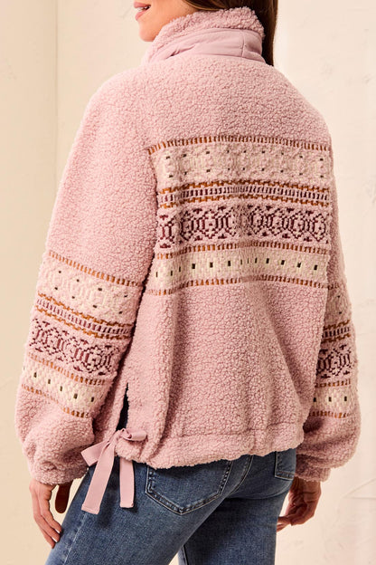 Tribal Jacket Sherpa Embroidery