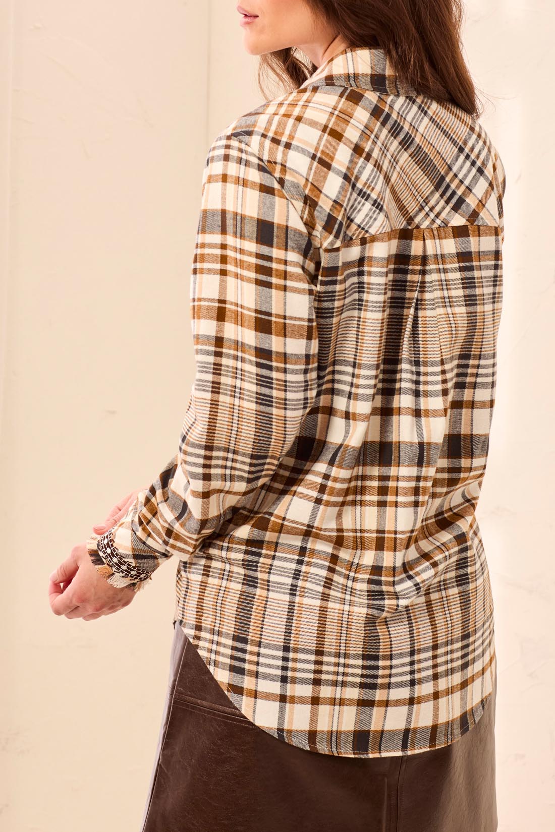 Tribal Shirt Embroidered Yoke