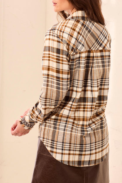 Tribal Shirt Embroidered Yoke