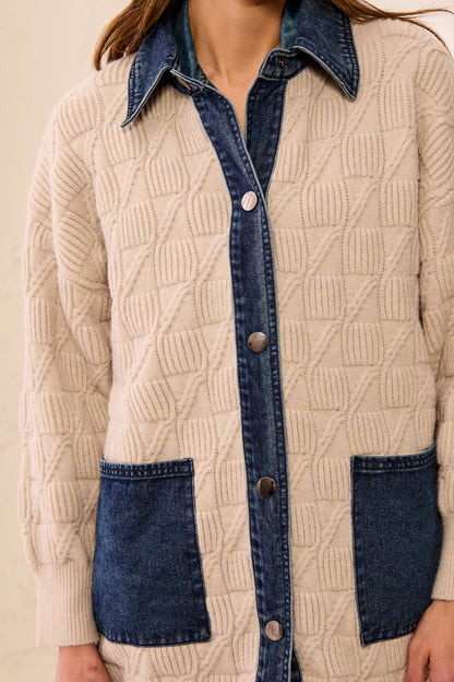 Tribal Jacket Sweater Jean Long