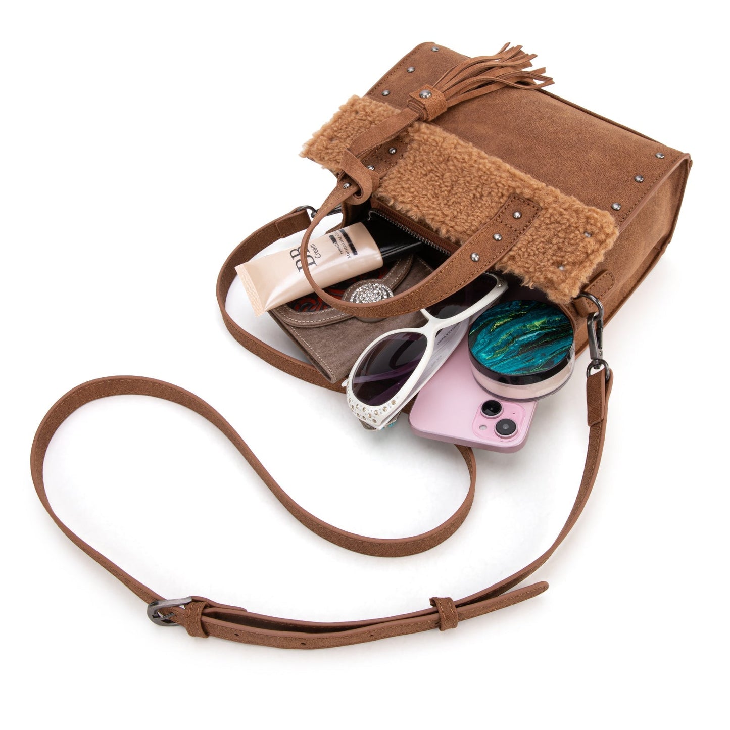 Purse WR Tooled Saddle Bag